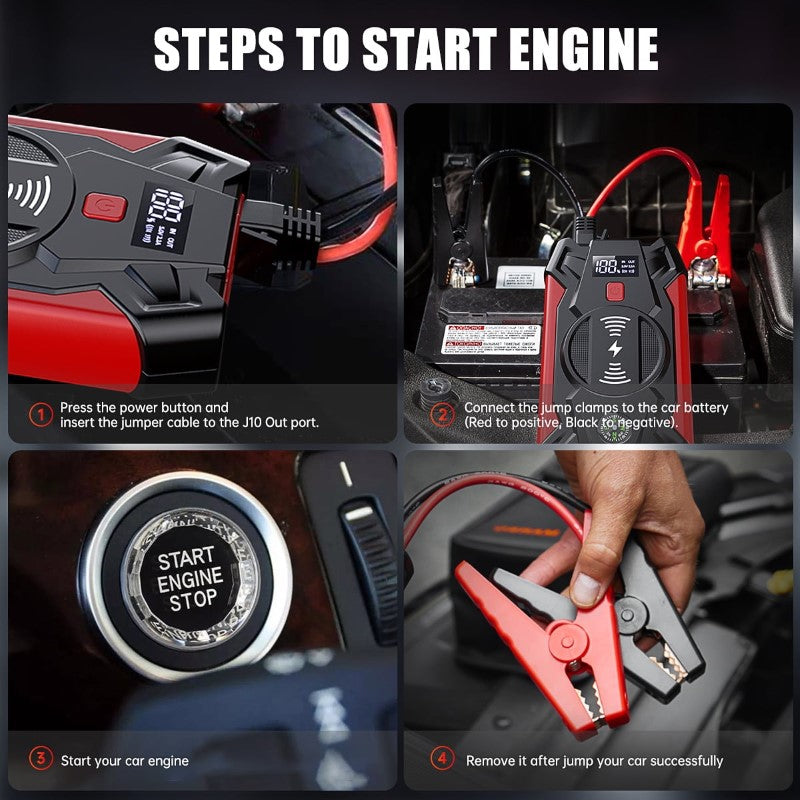 Car Jump Starter Power Bank Booster