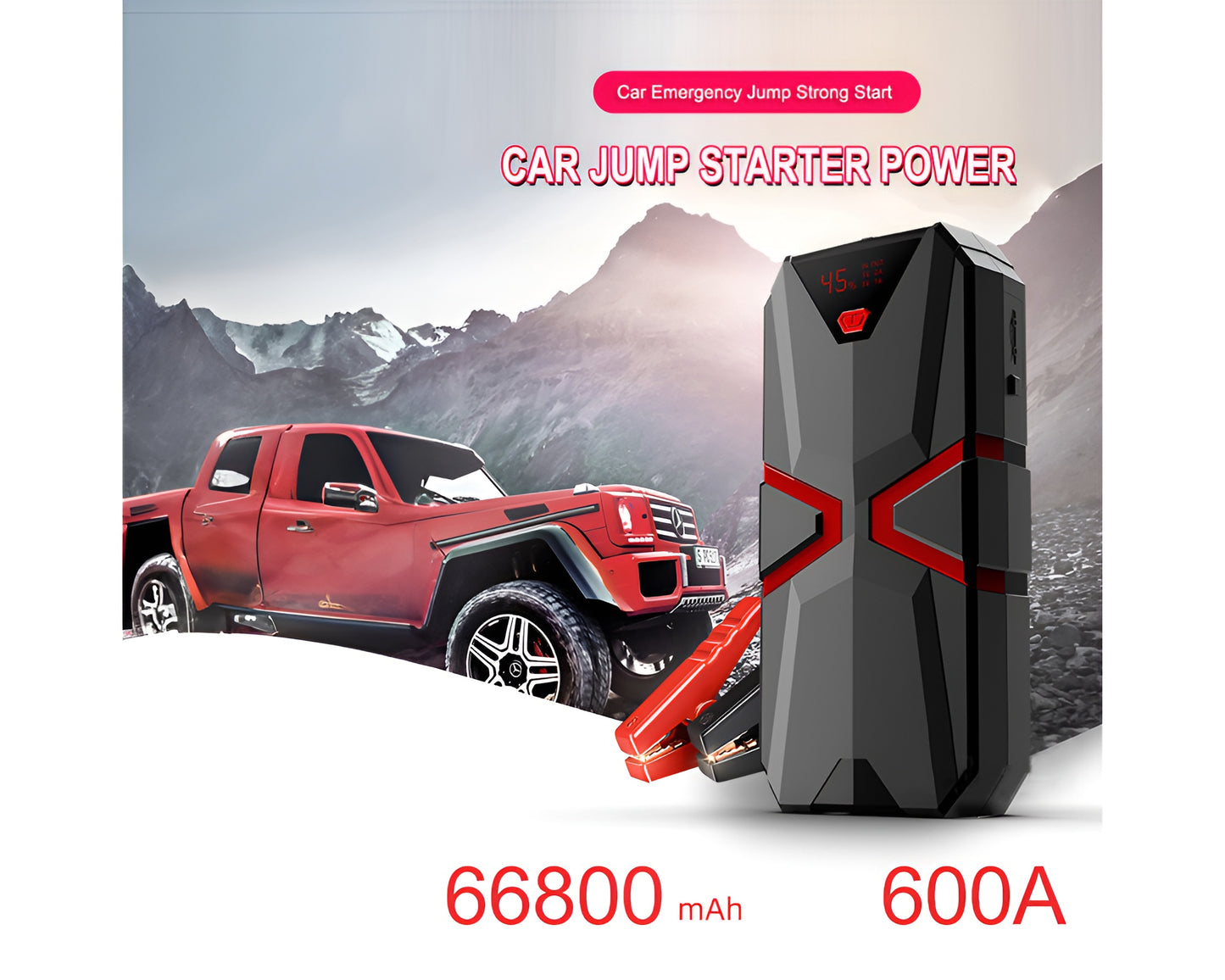 Car Jump Starter Power Bank Booster