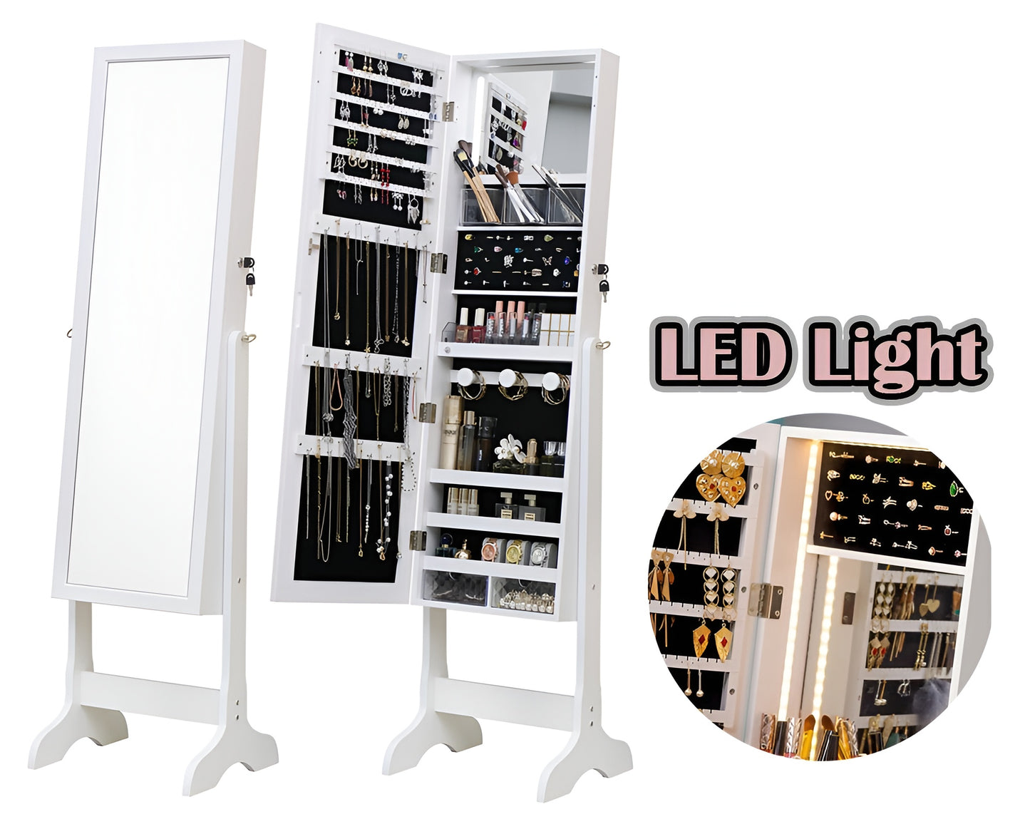Jewellery Cabinet Mirror Jewellery Cabinet