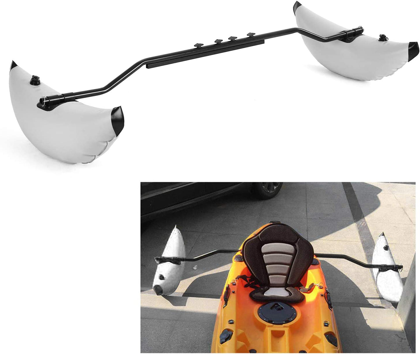 Kayak Inflatable Boat Outrigger Canoe Balance Boat Standing Float Stabilizer Kit