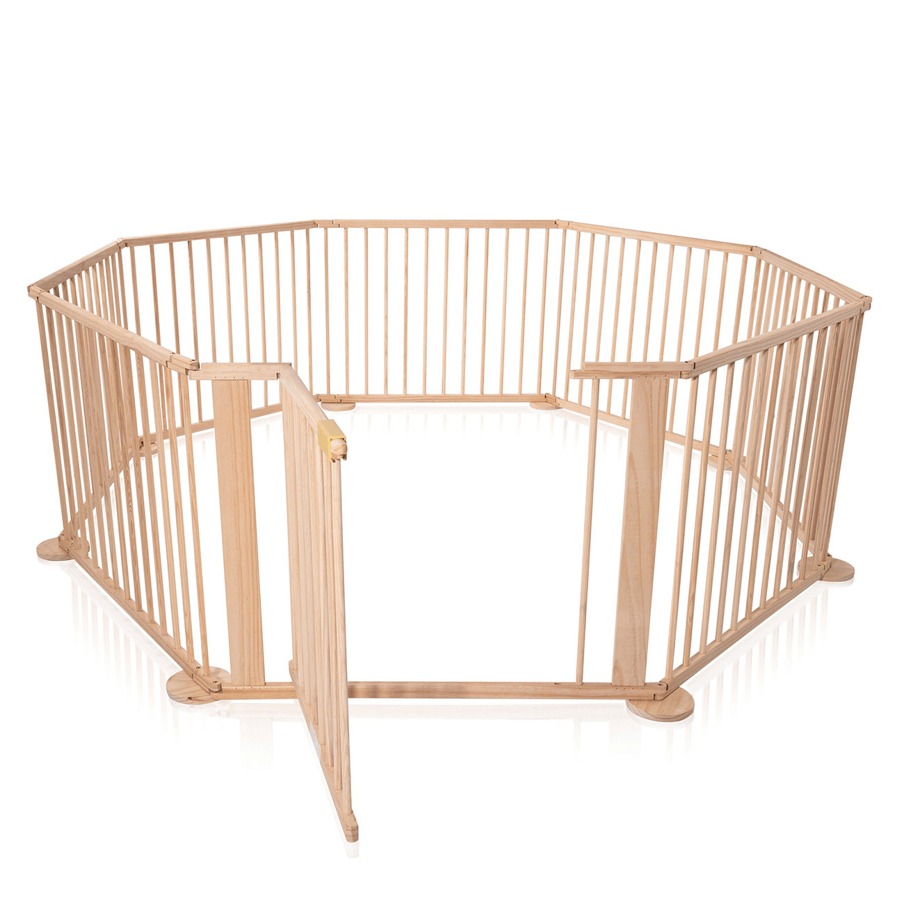 Baby Toddler Deluxe Kids Wooden Large Play pen 8 Panel