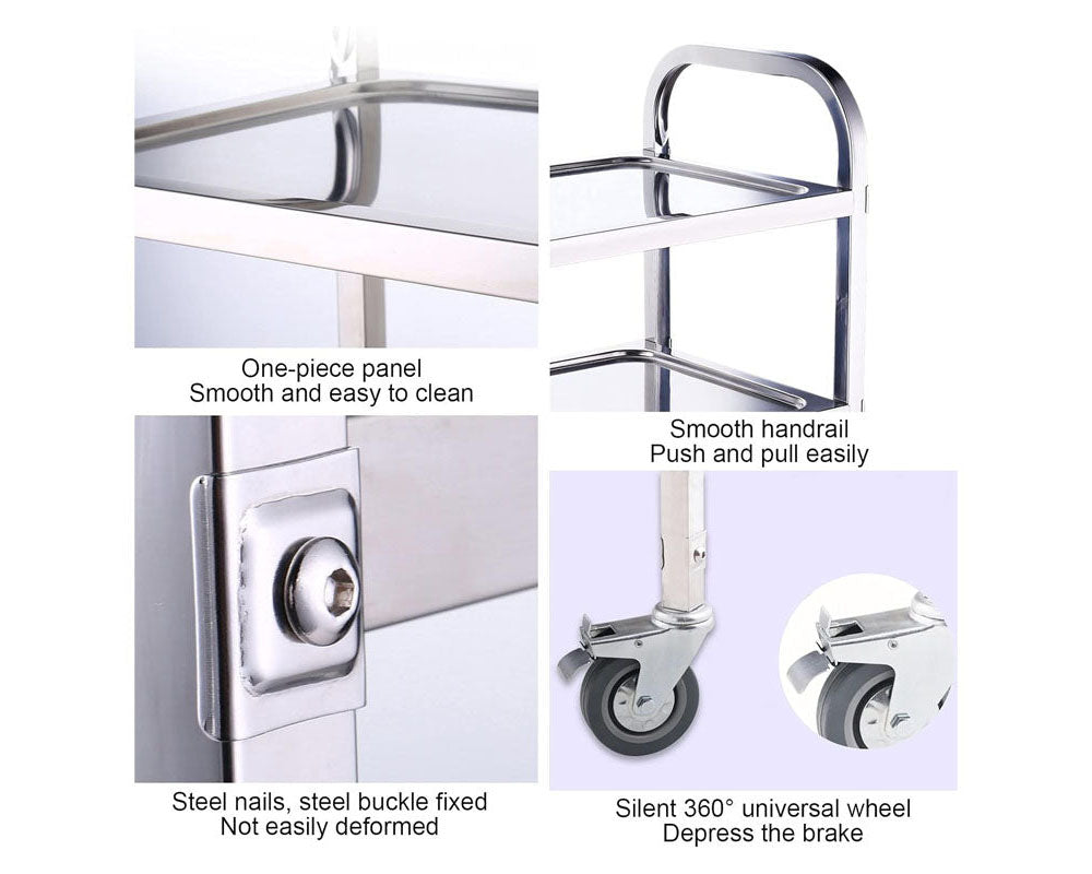 Kitchen Trolley Stainless Steel