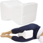 Xtra-Comfort Memory Foam Knee Pillow - Orthopedic Sciatica, Back, Under Leg, Hip and Joint Support for Side Sleepers
