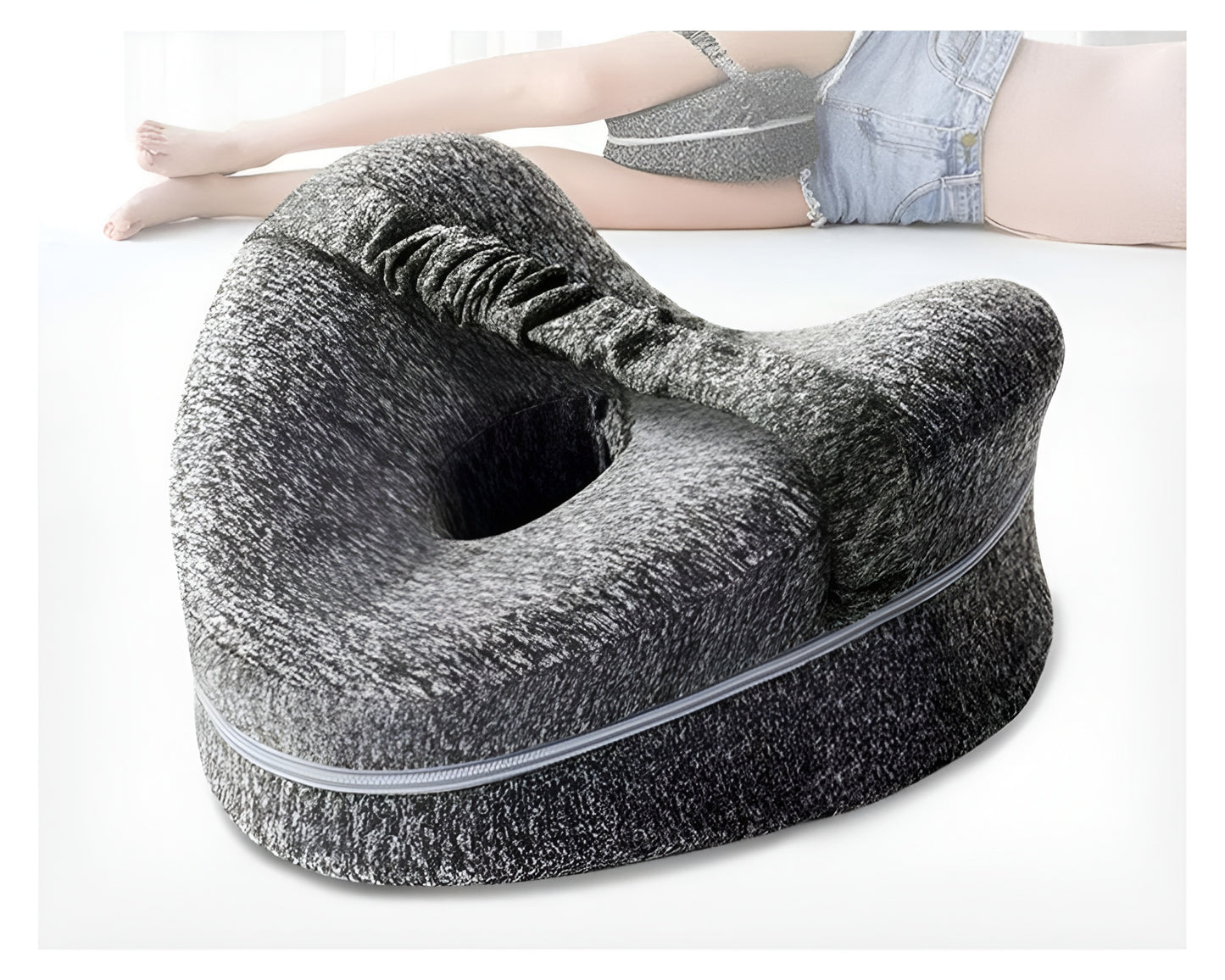 Heart-Shaped Memory Foam Leg Cushion