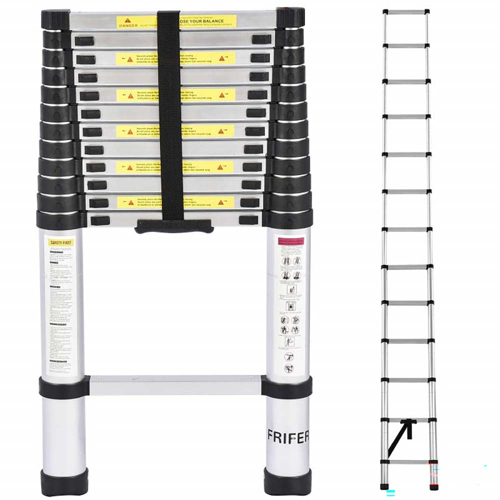 Telescopic Ladder 2.6m – Aluminium Extendable Folding Ladder