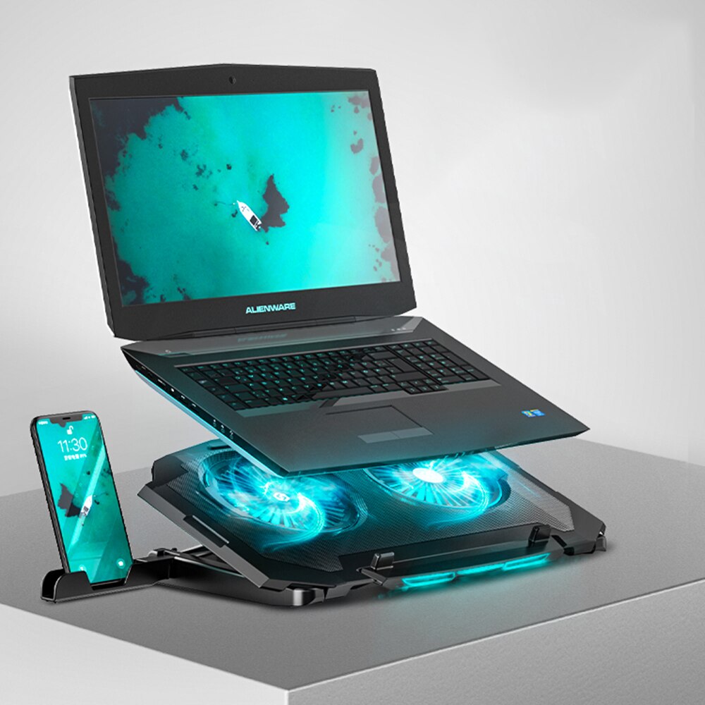 Laptop LED Cooling Stand Pad Cooler