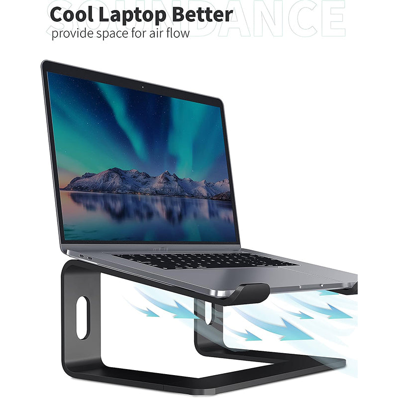 Laptop Stand for Desk – Ergonomic Aluminum Laptop Stand with Cooling Design & Universal Fit