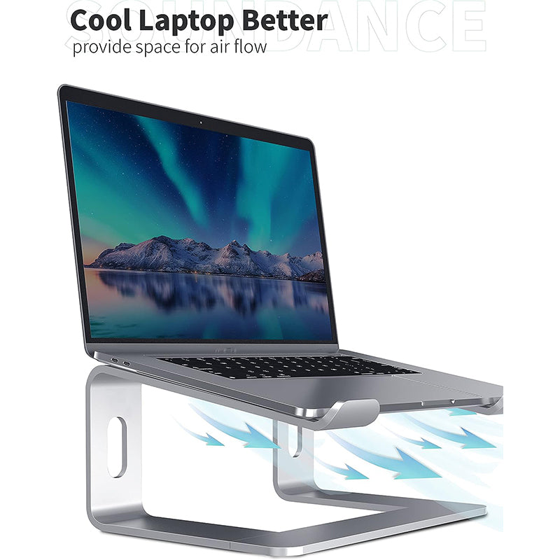 Laptop Stand for Desk – Ergonomic Aluminum Laptop Stand with Cooling Design & Universal Fit