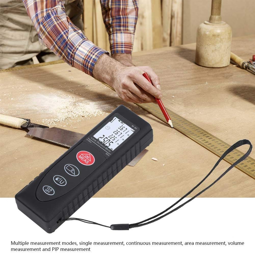 Handheld Distance Meter | W-80 Mini Laser Distance Measuring Tool