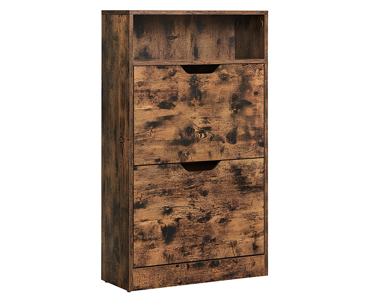 Shoe Cabinet Rustic Brown Shoe Storage Organiser