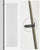 VASAGLE 3 Tier Bookcase with Adjustable Shelves – White