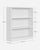 VASAGLE 3 Tier Bookcase with Adjustable Shelves – White
