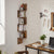 VASAGLE Floating Corner Shelf - 5-Tier 126cm High