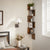 VASAGLE Floating Corner Shelf - 5-Tier 126cm High