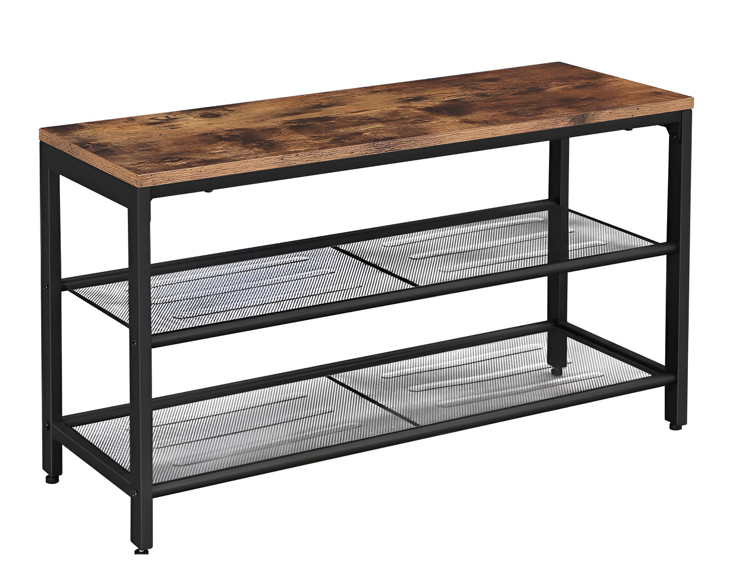 Entryway Shoe Rack Bench with Storage Shelves