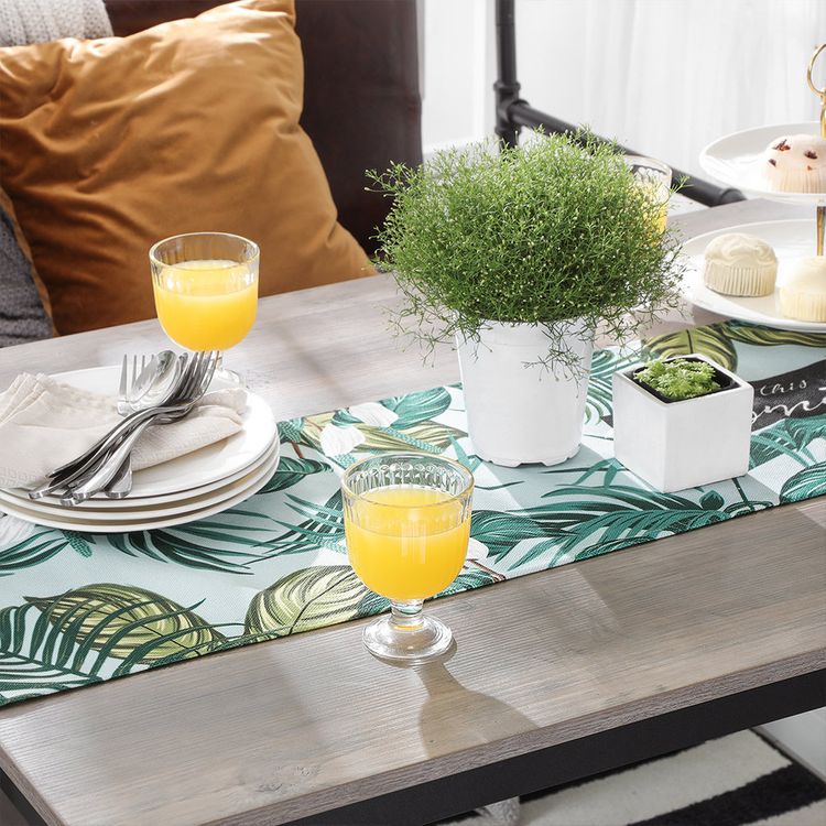 Modern Bar Table Stool Set Greige & Black VASAGLE