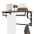 VASAGLE Wall Mounted Coat Rack With Shelf