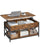 VASAGLE Coffee Table, Storage Compartments