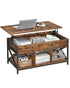 VASAGLE Coffee Table, Storage Compartments