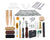 59PCs Leather Craft Tools Kit Tools DIY Groover Punch Kit Stiching Carving Craft Sewing