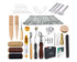 59PCs Leather Craft Tools Kit Tools DIY Groover Punch Kit Stiching Carving Craft Sewing