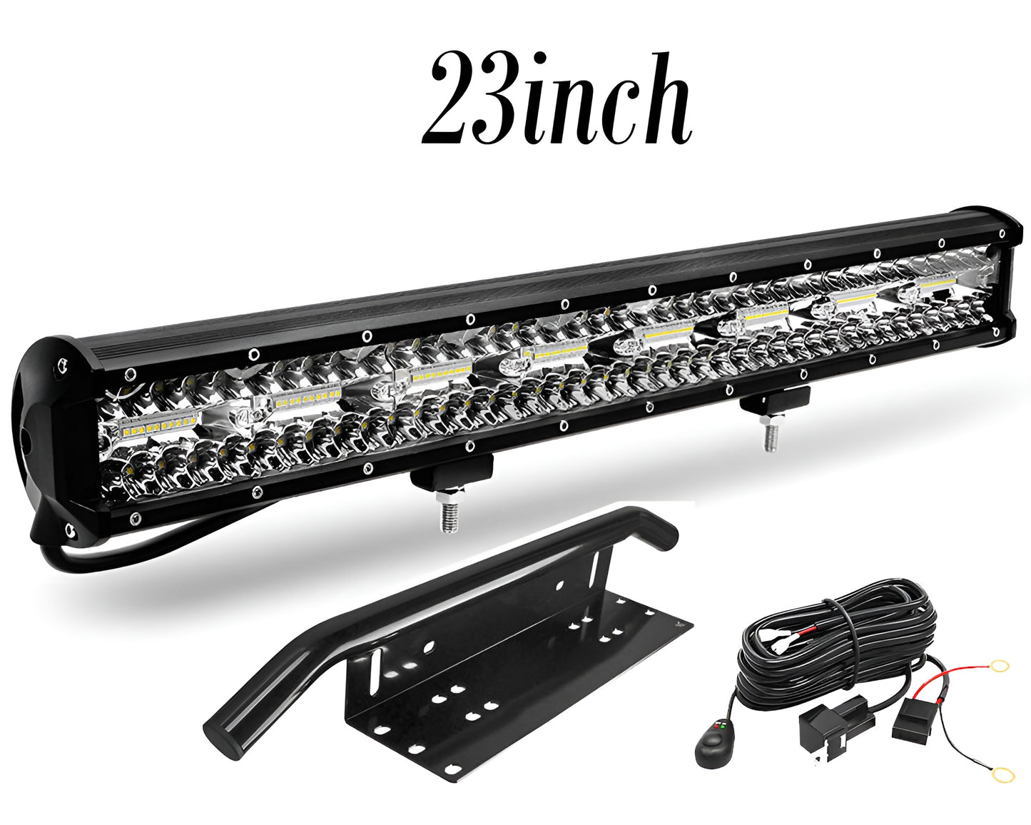 LED Light Bar 23" 620W – Tri-Row LED Light Bar with Spot Flood Combo & IP68 Waterproof for Off-Road Vehicles