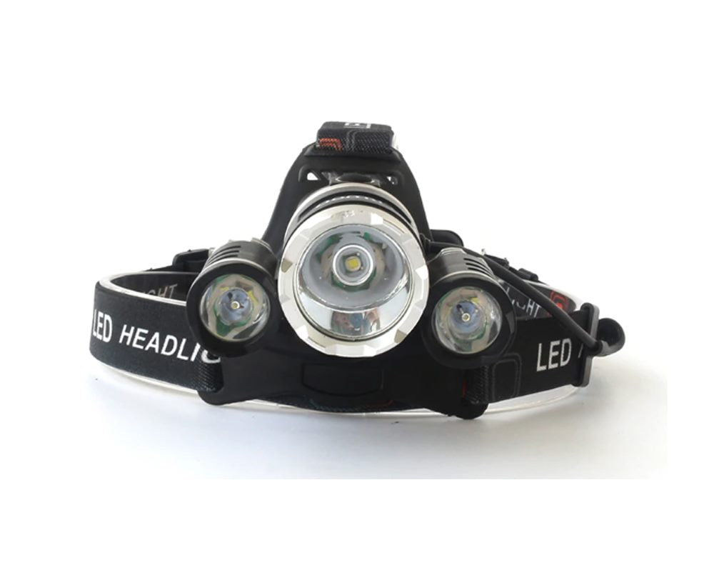 Cree LED Rechargeable Headlamp - Ultra-Bright, Waterproof, and Adjustable for Outdoor Adventures