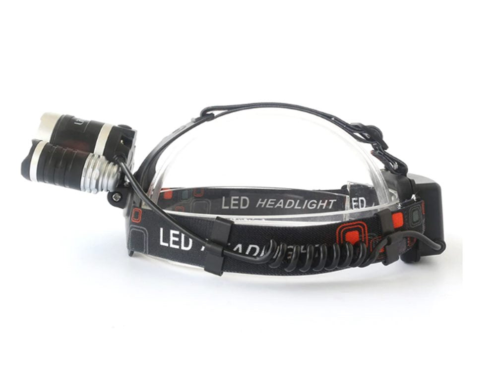 Cree LED Rechargeable Headlamp - Ultra-Bright, Waterproof, and Adjustable for Outdoor Adventures