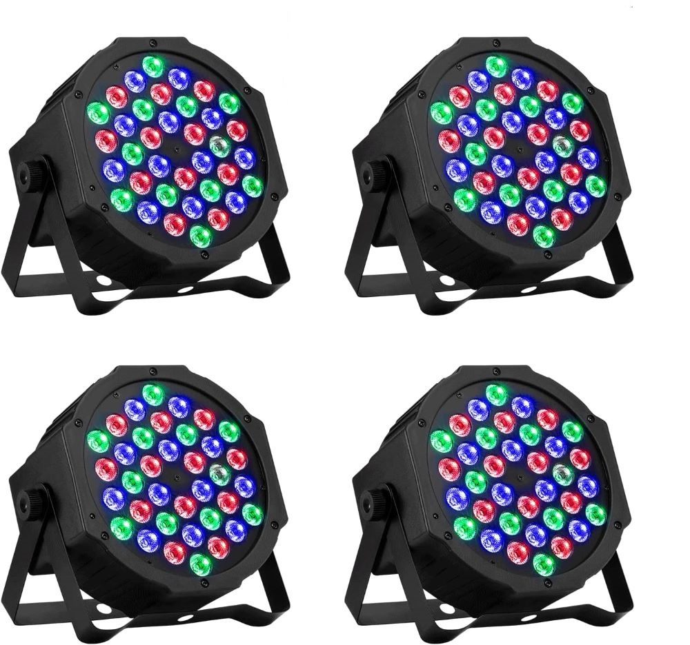 Professional 54 LEDs PAR Light LED Strobe Stage PAR Light 4PCS