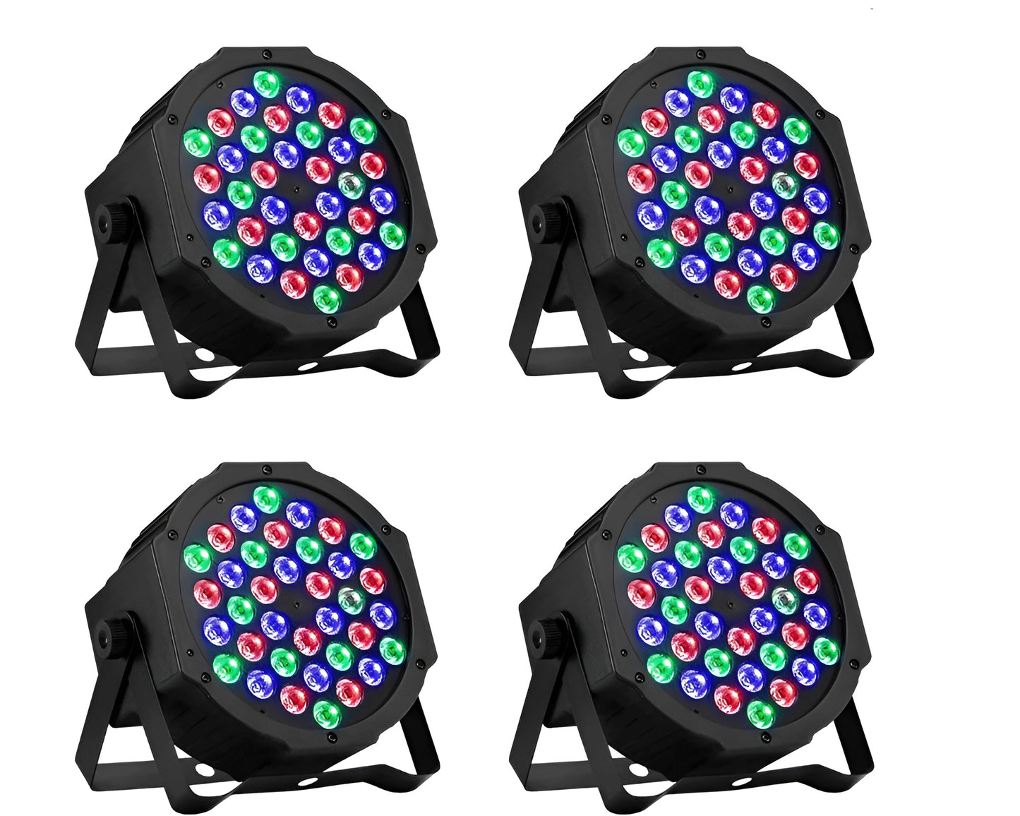 Professional 54 LEDs PAR Light LED Strobe Stage PAR Light 4PCS