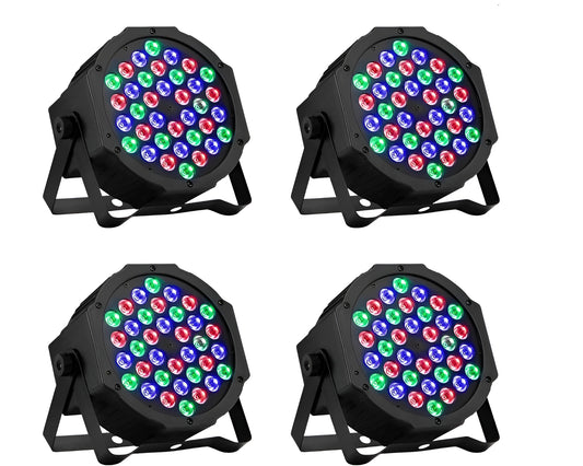 Professional 54 LEDs PAR Light LED Strobe Stage PAR Light 4PCS