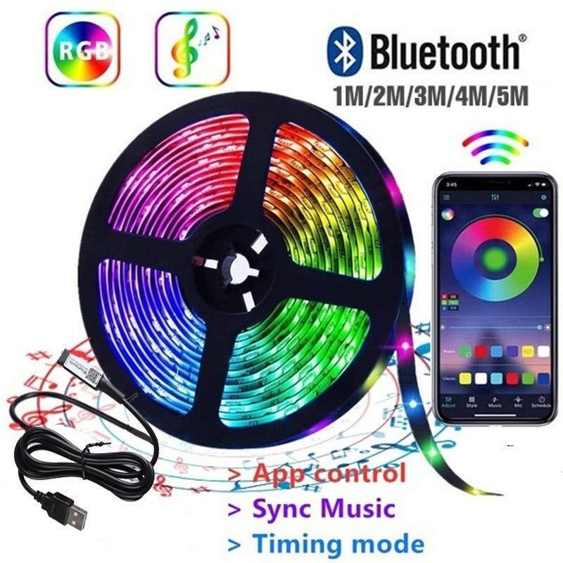 Bluetooth LED Strip Lights, ALED LIGHT 15M Waterproof RGB