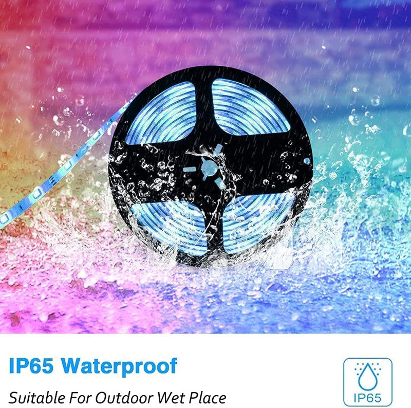 Bluetooth LED Strip Lights, ALED LIGHT 15M Waterproof RGB