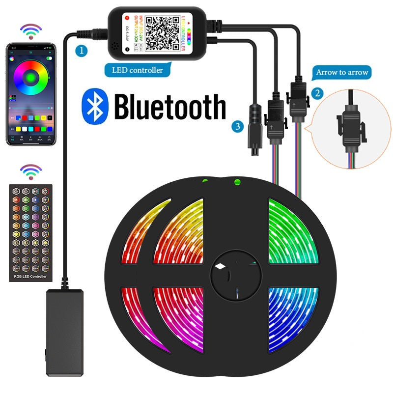 LED Strip Lights 20M 5050RGB 24key Remote