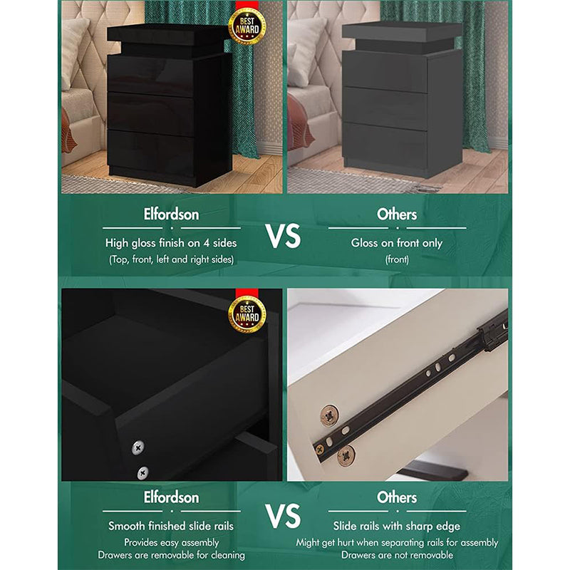 LED Bedside Table 16 LED Colors
