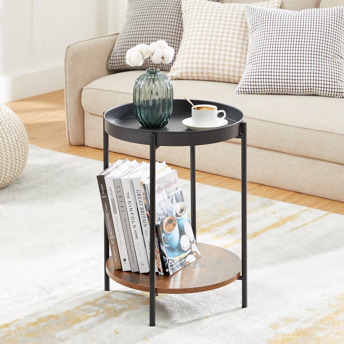 Side Table End Table Vasagle Bedside Table