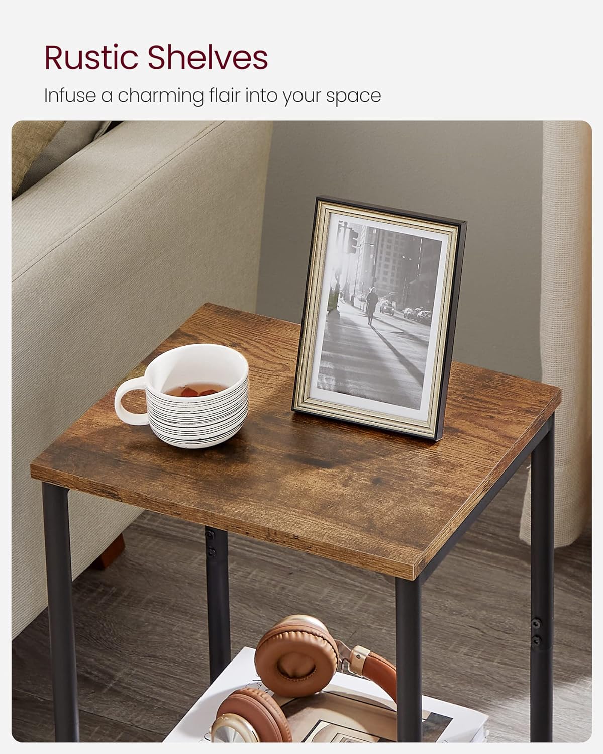 Bedside Table Small End Table, Bedroom, Office Table