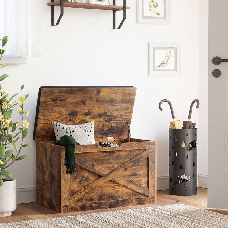 VASAGLE Shoe Bench with Storage