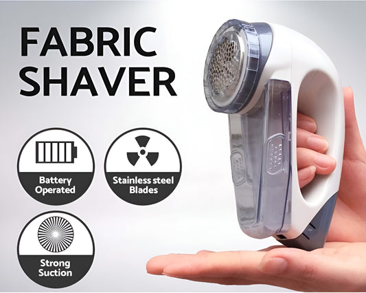 Lint Remover Electric Machine – Fabric Shaver with 2 Cutter Heads