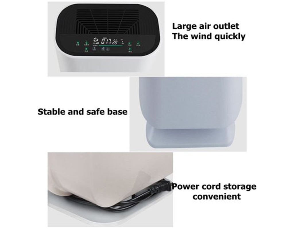Air Purifier Ioniser Quiet Mode Hepa With Dual Filtration