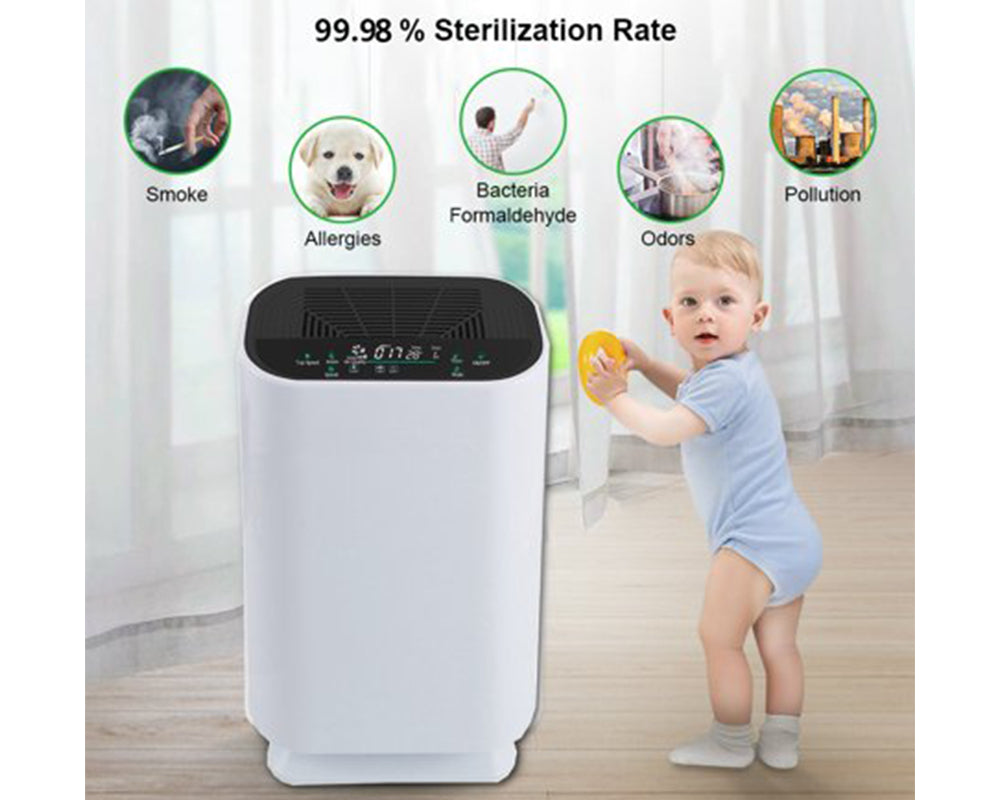 Air Purifier Ioniser Quiet Mode Hepa With Dual Filtration