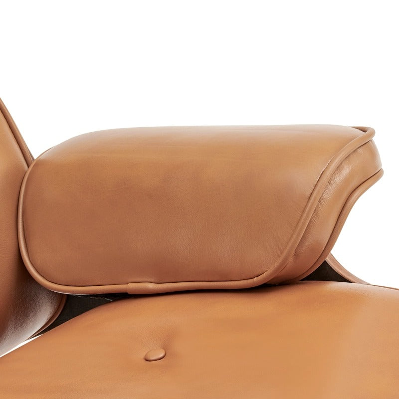 Replica Premium Leather Lounge Chair &amp; Ottoman, chair