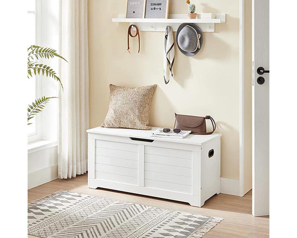 Storage Chest, Storage Trunk with 2 Safety Hinges