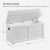 VASAGLE Storage Chest, Storage Trunk with 2 Safety Hinges