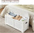 VASAGLE Storage Chest, Storage Trunk with 2 Safety Hinges