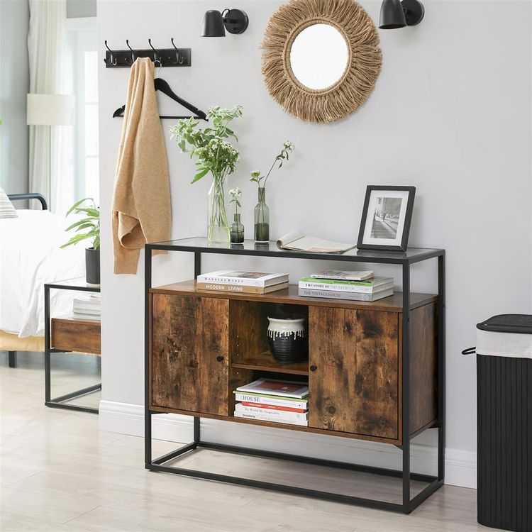 Side Cabinet Storage Cabinet Console Table