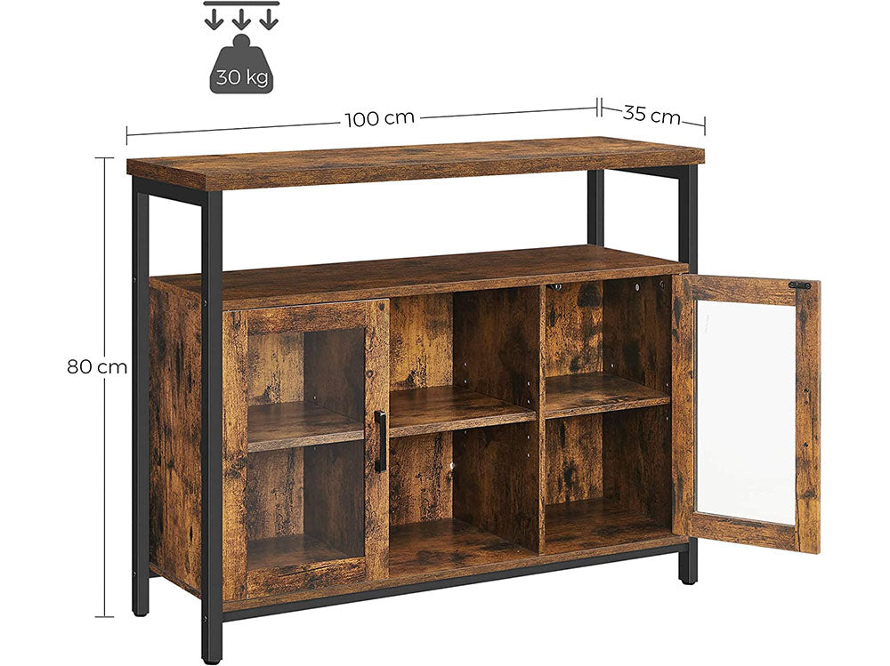 VASAGLE Side Table Buffet Cabinet