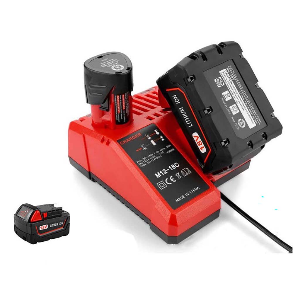 Milwaukee M18 Battery Charger with battery