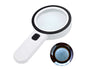 30X Magnifying Glass with Light - Handheld LED Illuminated Magnifier for Seniors, Macular Degeneration, Reading, Jewelry, Coins
