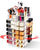 Acrylic Lipstick Tower Holder 360 Degree Rotating Makeup Cosmetic Lipsticks Organizer with 53 Slots Storage